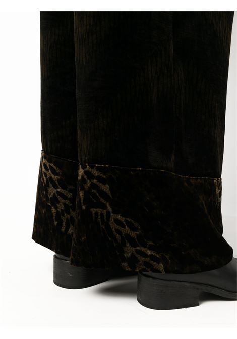 pantalone palazzo in velluto PIERRE LOUIS MASCIA | Pantalone | KANADA/PT11665113